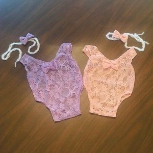 Purple and Pink Newborn Onesie Bundle 👶💖💜💖